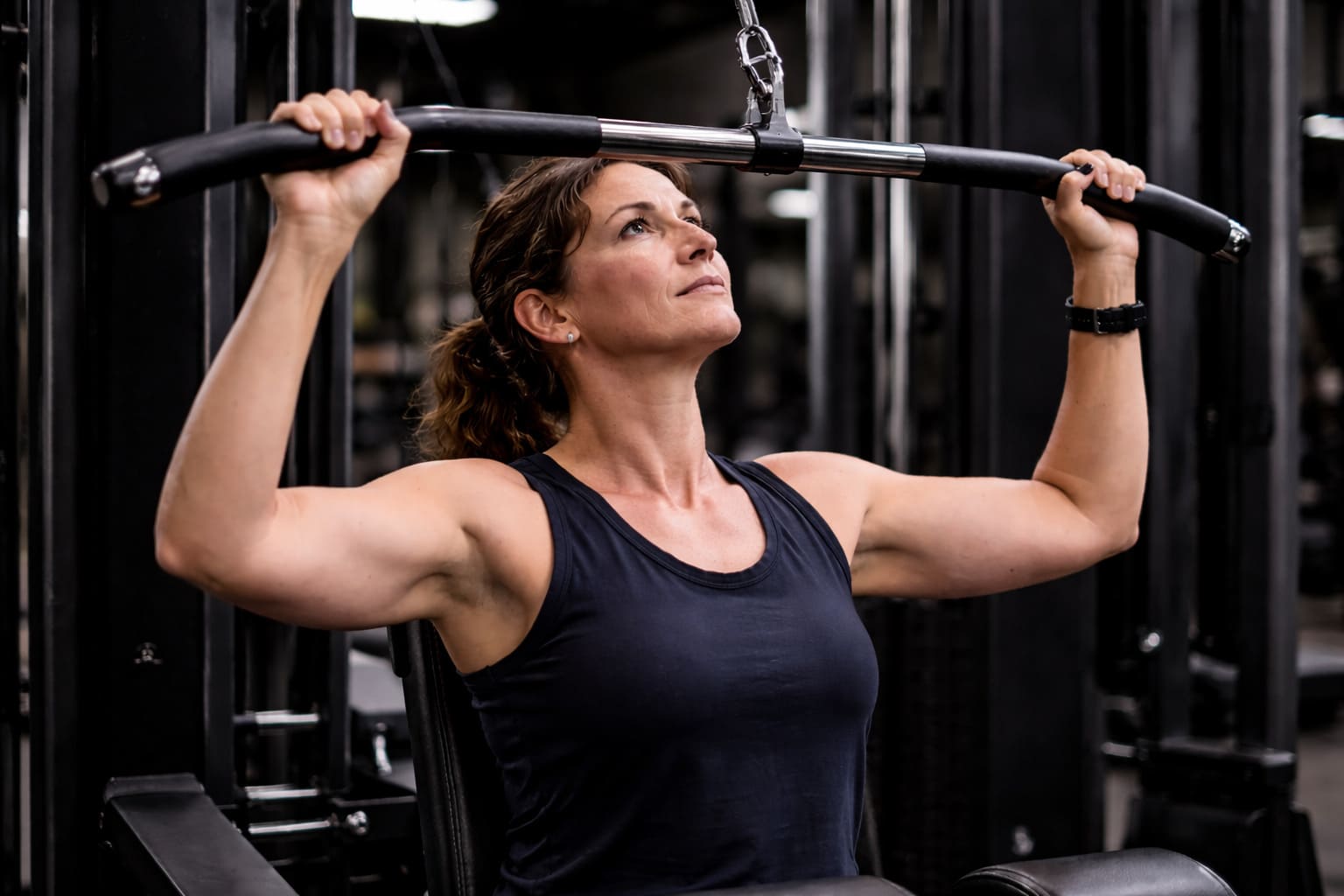 kobieta podczas treningu